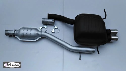 Exhaust rear back silencer - rear, +