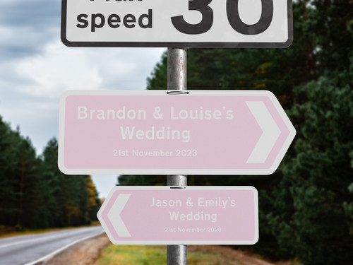 Personalised metal wedding - personalised,