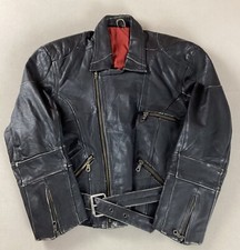 Vintage Leather Biker Jacket