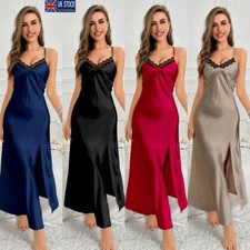 Women Long Lace Chemise