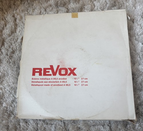 Revox metallspool made of - revox,