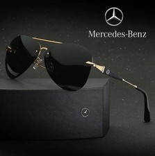 Polarized Mercedes Rimless