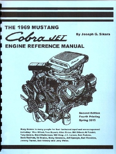 Engine manual 1969 ford - 1969,