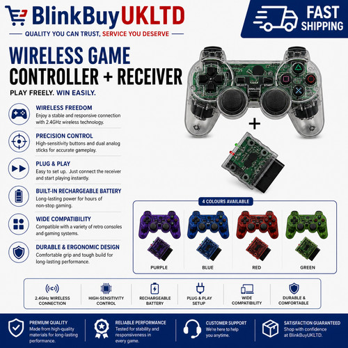 Wireless game controller for - game,