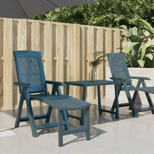 Walplus sun lounger green - walplus,