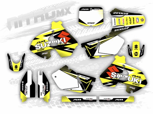 Graphics kit for suzuki 125 - for, rm