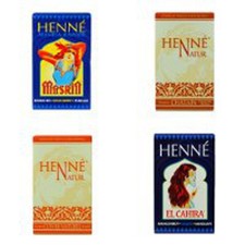 Henna Hair Dye Henne Natural Powder Dyes, Fiery Red, Mahogany, Copper, Chestnut