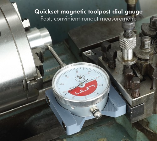 Magnetic lathe toolpost dial - lathe,