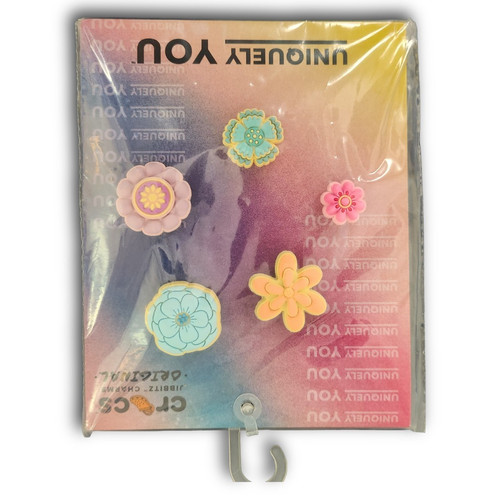 Cute retro flower jibbitz pack - cute,