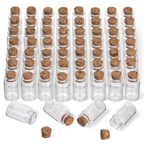 Mini glass bottles jars - x,