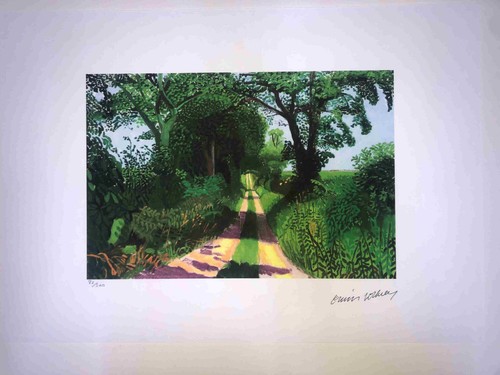 David hockney lithography - lithography, off