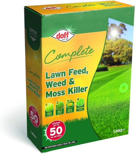 Doff complete lawn - feed,, weed