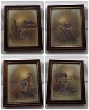 Four Vintage Framed Andres
