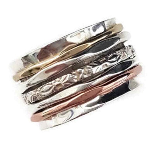 Multi metal unisex spinner - multi,