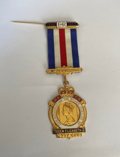 Raob silver jubilee medal - jubilee, 1977