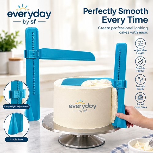 Adjustable cake scraper - cake,