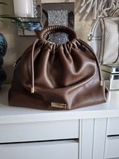 Bessie London Women's Handbag New Without Tags Brown With Dusty Bag