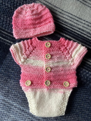 Hand knitted dolls clothes - dolls,