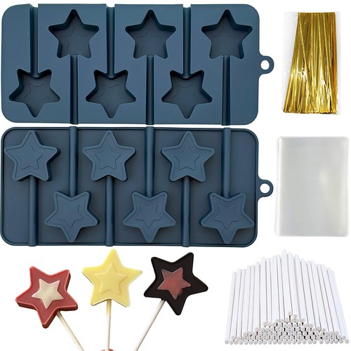 Star lollipop molds pack - star,