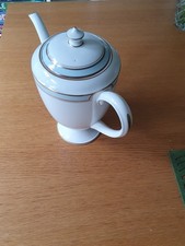 Howard Blue Royal Worcester Porcelain coffee pot, fine bone China, 1982