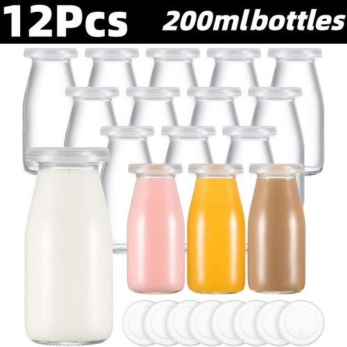 Classic mini milk bottles - 12,
