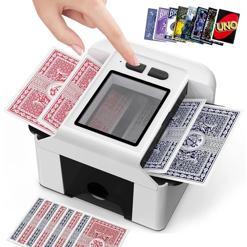 Automatic card shuffler - automatic,