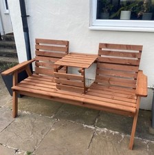 Rustic Wooden Garden Bench