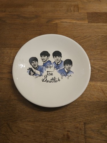 Original beatles china plate - beatles,