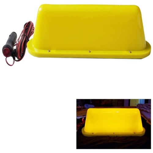 Taxi sign 12v magnetic car - sign,