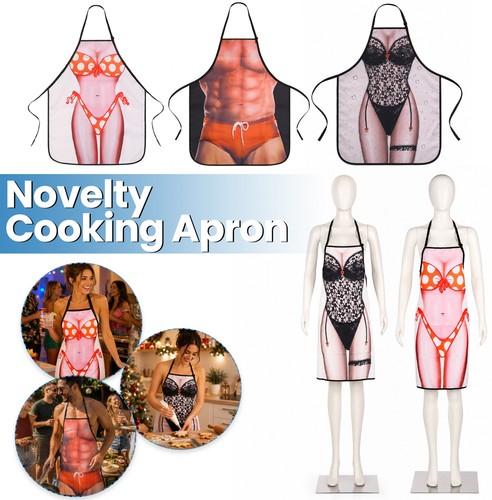 Novelty kitchen apron chef bbq - novelty,
