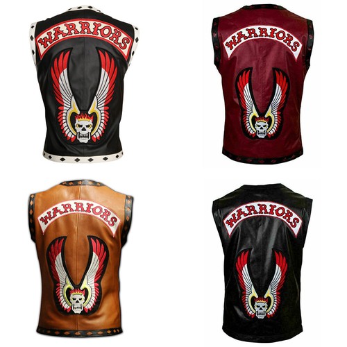 Genuine leather warrior vest - genuine,