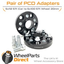 Adapters 5x112 57.1 Car to 5x100 57.1 Wheel 20mm for Skoda Superb [Mk3] 15-22