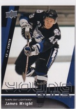 09/10 UD SERIES 1 JAMES WRIGHT YOUNG GUNS RC SP ROOKIE #243