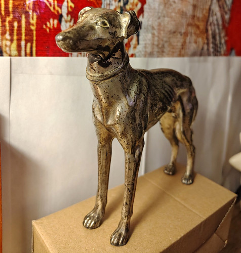 Art deco greyhound - art,