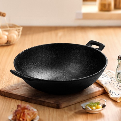 Pre seasoned chinese wok - chinese, cast