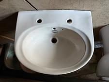 Armitage Shanks, Tiffany, 510mm 2 tap basin in Chablis, Pedestal not included
