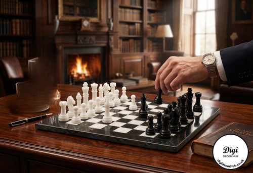 Marble onyx stone chess - marble,