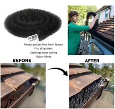 Gutter Guard Brush Black Drain