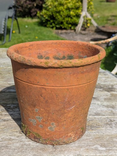 Vintage terracotta flower - vintage,