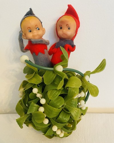 Vintage pixie elf mistletoe - pixie,