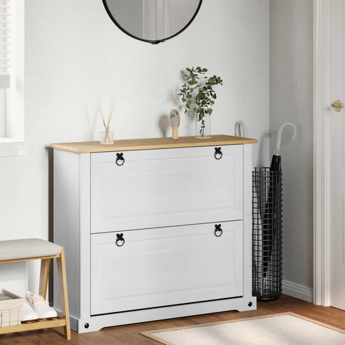 Vidaxl shoe cabinet white x - 99,