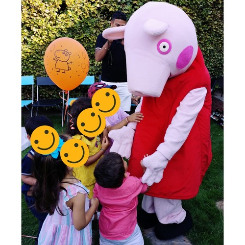 Peppa pig lookalike mascot - lookalike,