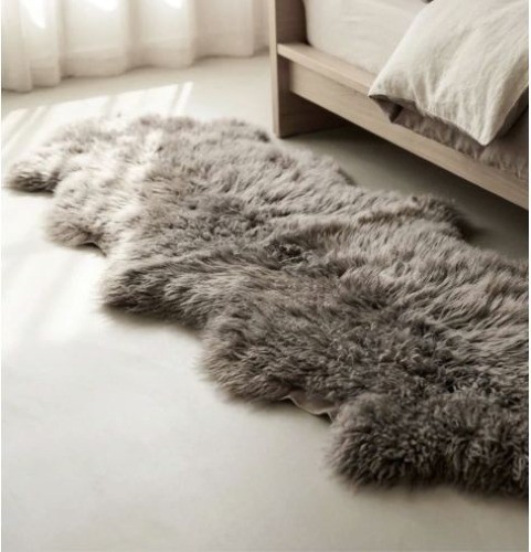 Naturally sheepskins grey faux - sheepskins,