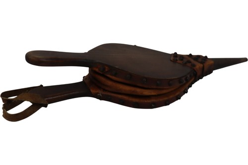 Antique wood and leather - antique,