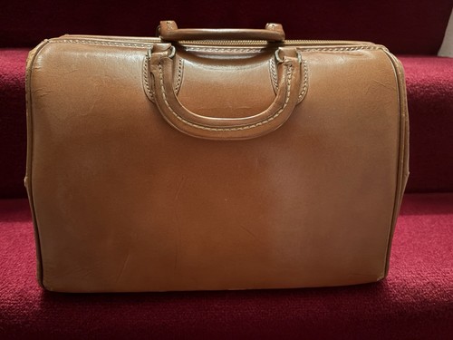 Vintage gladstone bag brown - in,