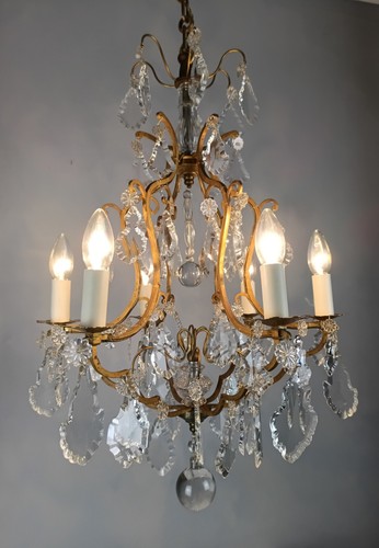 French gilded crystal 6 - &,
