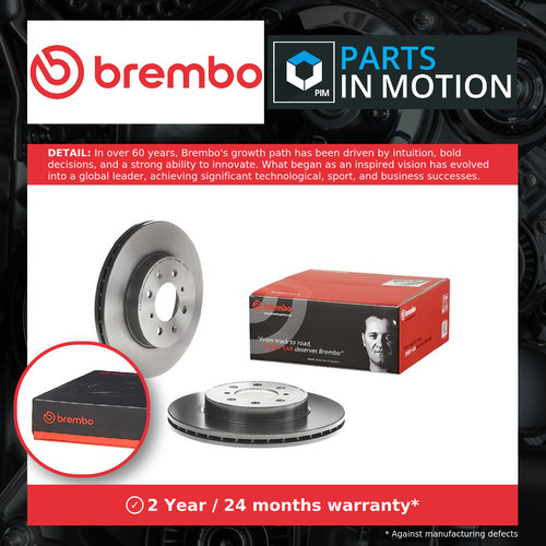 Brake discs pair vented - brake,