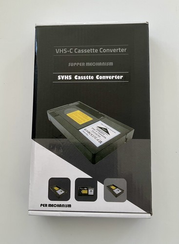 Vhs cassette converter - vhs-c,