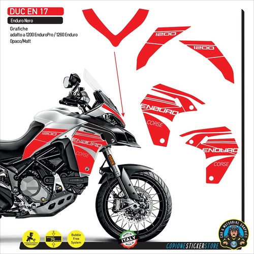 Set stickers side - stickers, ducati