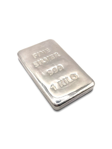 Kilo 999 fine silver - silver, bar